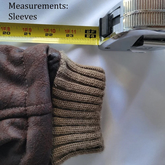 CLEARANCE - Women's Montana Co Faux Suede/Leather Fur Jacket (Size: M) - Picture 14 of 16